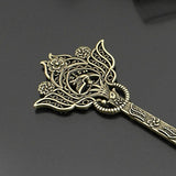 5PCS Phoenix & Flower Bookmark Hairpin Jewelry Making DIY Supplies