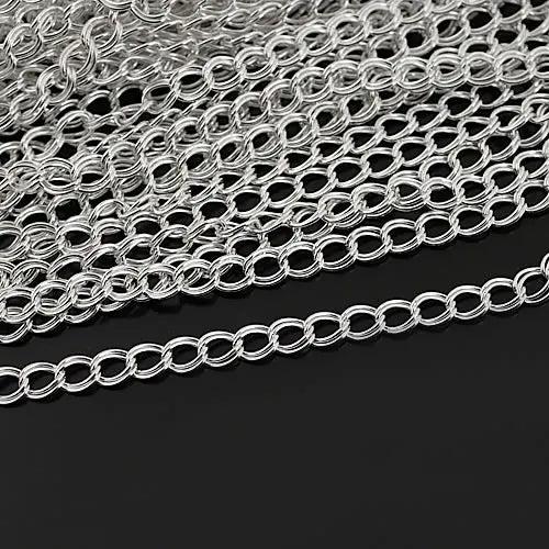 2m Iron Double Extended Chain Necklace 6MM Width