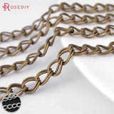 2m Iron Double Extended Chain Necklace 6MM Width