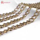 2m Iron Double Extended Chain Necklace 6MM Width