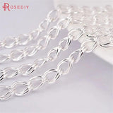 2m Iron Double Extended Chain Necklace 6MM Width