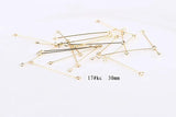 Double-headed Nine-word Steel Earrings DIY Accessories Pendant Rod