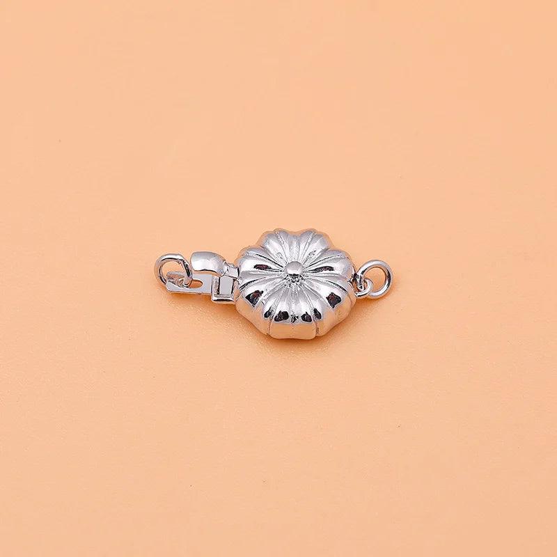 S925 DIY Jewelry Flower Insert Buckle for Bracelet Necklace Connection