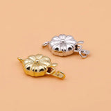 S925 DIY Jewelry Flower Insert Buckle for Bracelet Necklace Connection