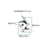 S925 Sterling Silver Dinosaur Pendant DIY Jewelry Making Materials