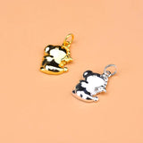 S925 Sterling Silver Dinosaur Pendant DIY Jewelry Making Materials