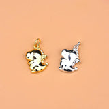 S925 Sterling Silver Dinosaur Pendant DIY Jewelry Making Materials