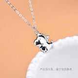 S925 Sterling Silver Dinosaur Pendant DIY Jewelry Making Materials