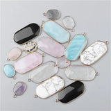 Natural Turquoise Slice Pendant for DIY Jewelry Making