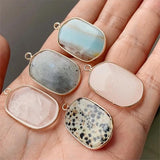 Natural Turquoise Slice Pendant for DIY Jewelry Making