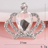 Rhinestone Embellishment Hair Accessories DIY Sewing Flat Back Brooch