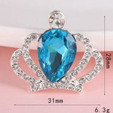 Rhinestone Embellishment Hair Accessories DIY Sewing Flat Back Brooch