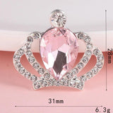 Rhinestone Embellishment Hair Accessories DIY Sewing Flat Back Brooch