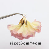 DIY Flower Pendants Charms for Jewelry Making, 10pcs/lot