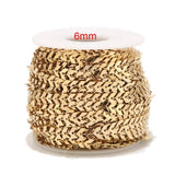 6mm Chevron Link Stainless Steel Cable Chain for DIY Jewelry Making