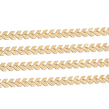 6mm Chevron Link Stainless Steel Cable Chain for DIY Jewelry Making