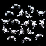20Sets Luck Frog Animal Silver Tone Jewelry DIY Making Charms