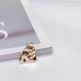 Triangle Alloy Stud Earring Components DIY Jewelry 8pcs