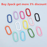 10pcs Keychain Spring Buckle Hook for Jewelry Making Keyring