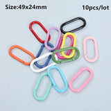 10pcs Keychain Spring Buckle Hook for Jewelry Making Keyring