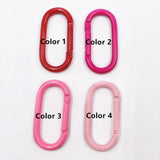 10pcs Keychain Spring Buckle Hook for Jewelry Making Keyring