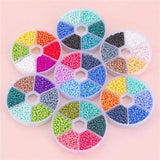 3900pcs Czech Glass Seed Bead Box Set 2-3mm Mix for Jewelry Making