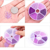 3900pcs Czech Glass Seed Bead Box Set 2-3mm Mix for Jewelry Making