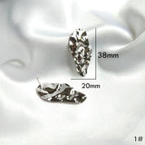 8pcs Plated Ear Pin for DIY Jewelry Making