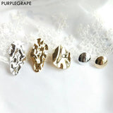 8pcs Plated Ear Pin for DIY Jewelry Making