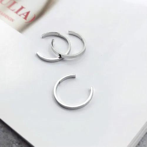 Copper Accessories DIY Earrings C-Shaped Opening Ring Pendants