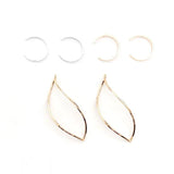 Copper Accessories DIY Earrings C-Shaped Opening Ring Pendants