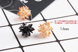 DIY Zircon Flower Pendant Earrings Bracelet Necklace Set