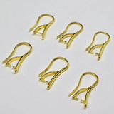 Ear Hook Glossy Accessories Diy Female U Jewelry Findings 10*20MM