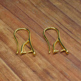 Ear Hook Glossy Accessories Diy Female U Jewelry Findings 10*20MM