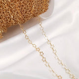 18K Plated Star Chain for DIY Jewelry Making
