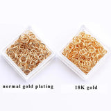 18k Plated Jewelry Accessories, Handmade, 0.3 Microns, 20g/Pack