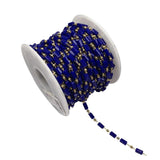 1m Crystal Copper Chain Stone Beads DIY Jewelry Making