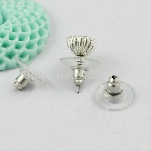 150Pcs Earring Back Stud Earring Bullet Earplugs Ear Plugging