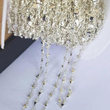 4mm Star Silver Chain for Jewelry Making DIY Necklace Bracelet