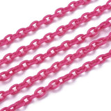 Rainbow Acrylic Plastic Link Chain Jewelry Accessories