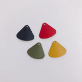 DIY Alloy Painted Fan-Shaped Earrings Accessories Materials Pack
