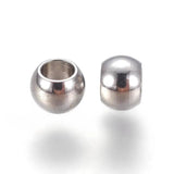 100Pcs Stainless Steel Spacer Beads 3x2mm Hole: 1.6mm