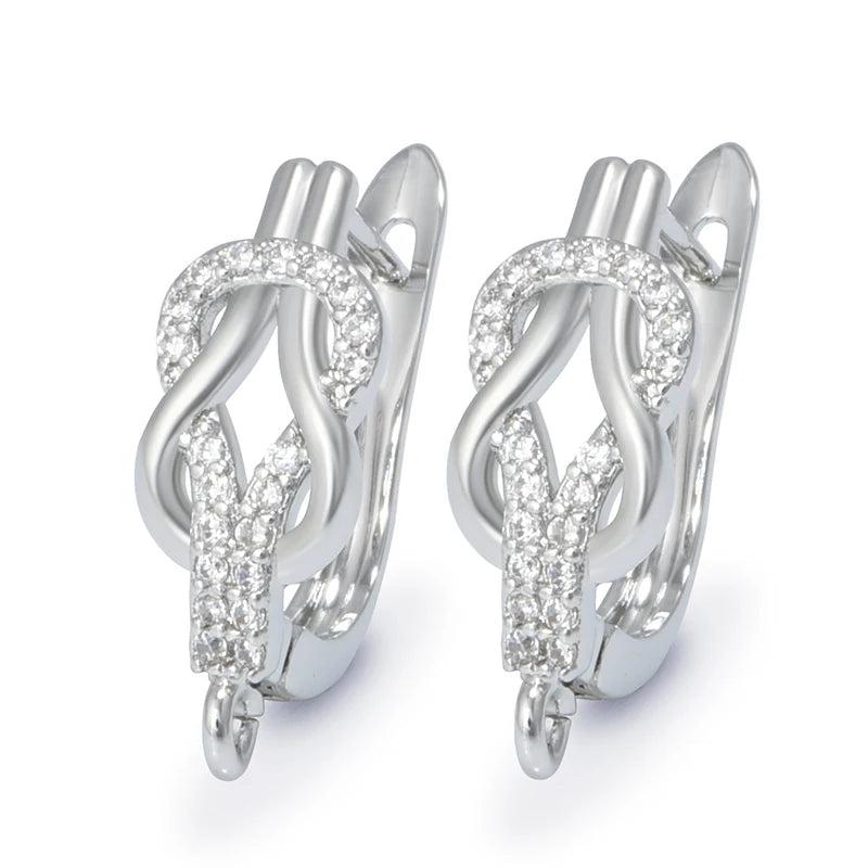 Brass Earring Hooks DIY Wedding Jewelry Supplies