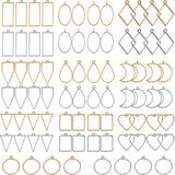 10pc Hollow Frame Beze Resin Molds DIY Necklace Kit