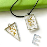 10pc Hollow Frame Beze Resin Molds DIY Necklace Kit