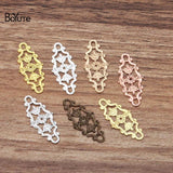 12*27MM Metal Brass Flower Filigree Findings Diy Hand Jewelry Materials