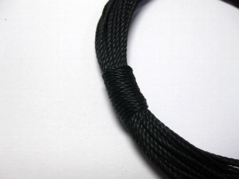 50 Meters Waxed Poly Twisted Cord String Thread Line 1mm