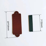 Leather Eardrop Rectangle Shape Multicolors Earring Accessories