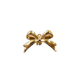 Plated Bow-knot Earring Eardrop Copper Pendant Accessories Necklace Charms