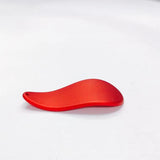 Red Frosted Eardrop Pendant Earring Accessories for Jewelry Making 8pcs